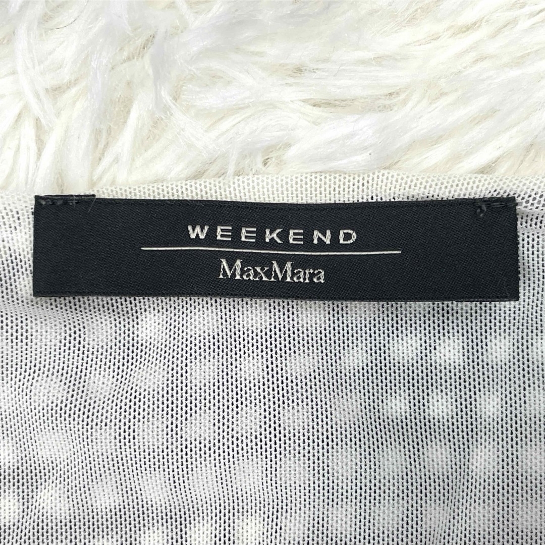 Weekend Max Mara(ウィークエンドマックスマーラ)の美品☆Max Mara マックスマーラ カシュクール カットソー 総柄 S レディースのトップス(カットソー(半袖/袖なし))の商品写真