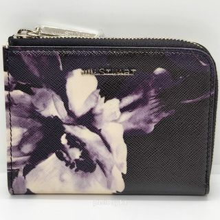 JILLSTUART - ジルスチュアート 花柄 パスケース ミニ財布 新品 黒