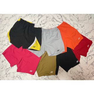 ヨネックス(YONEX)のバドミントンハーフパンツ7枚Lサイズ・ウォーマー上Oサイズまとめ売りセット！(バドミントン)