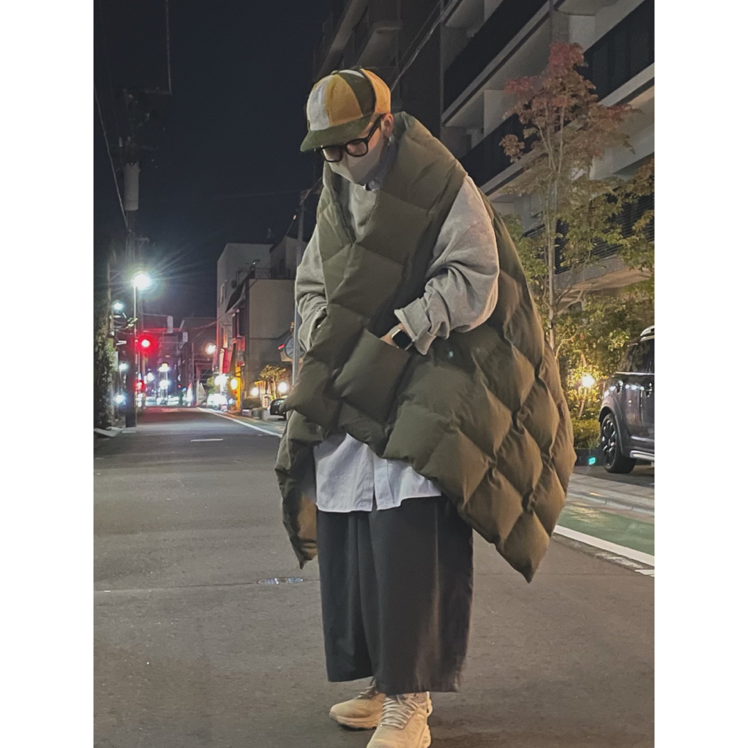 【美品】Sillage SAND DOWN PADDED MUFFLER メンズのジャケット/アウター(ダウンジャケット)の商品写真