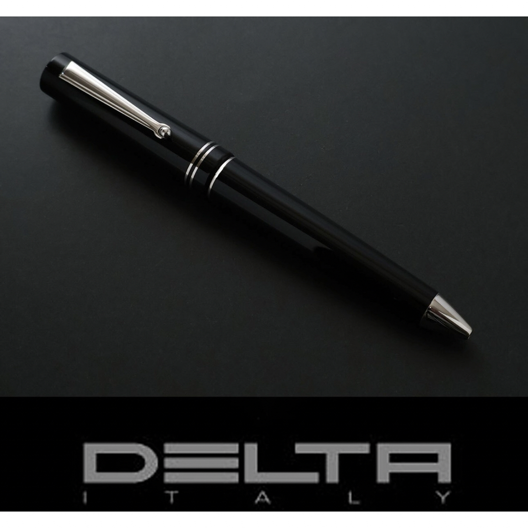 9110◇DELTAデルタ◇ボールペン◇ジャーナル◇ブラック◇レジン 9110◇DELTAデルタ◇ボールペン◇ジャーナル◇ブラック◇レジン