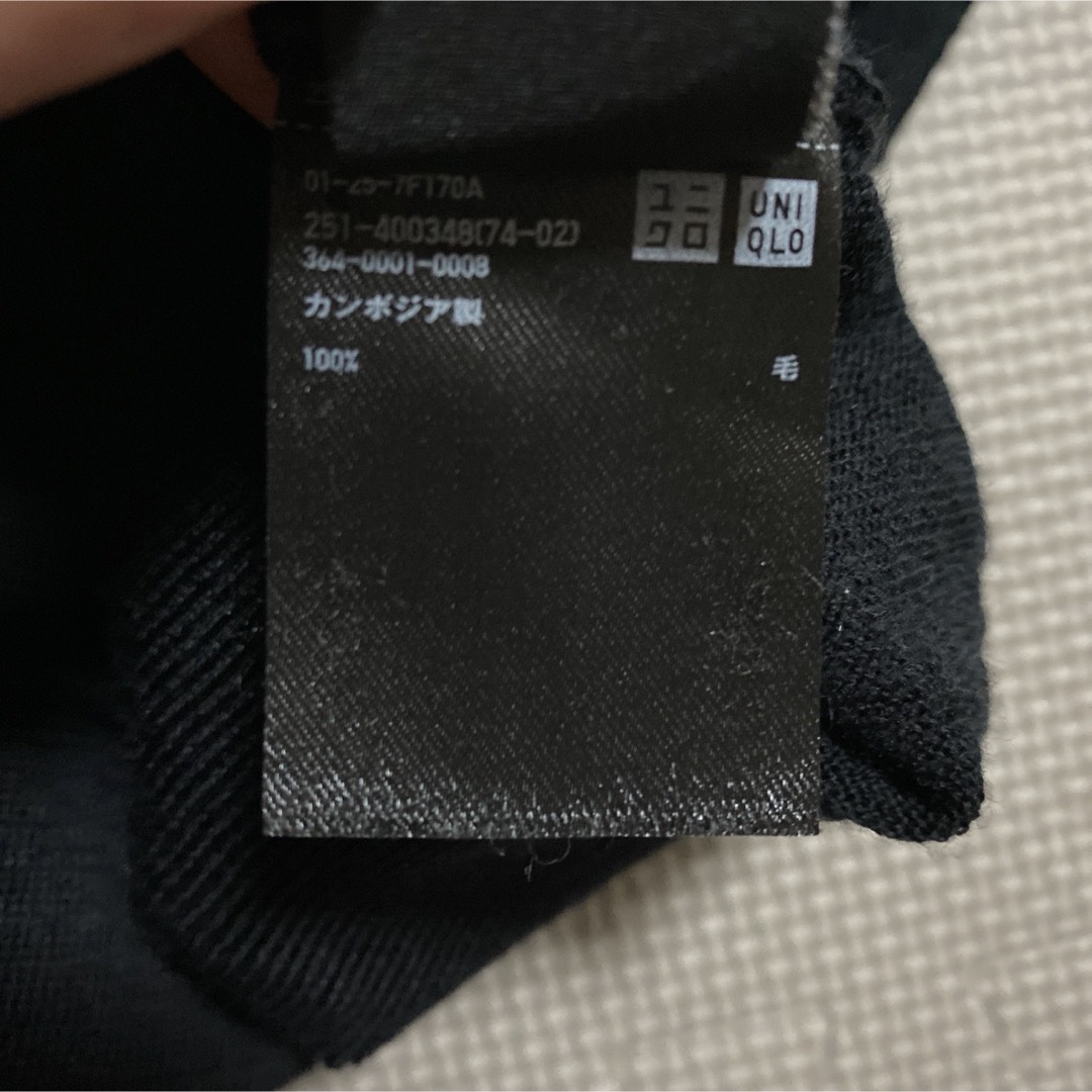 UNIQLO(ユニクロ)のUNIQLO M ブラック レディースのトップス(ニット/セーター)の商品写真