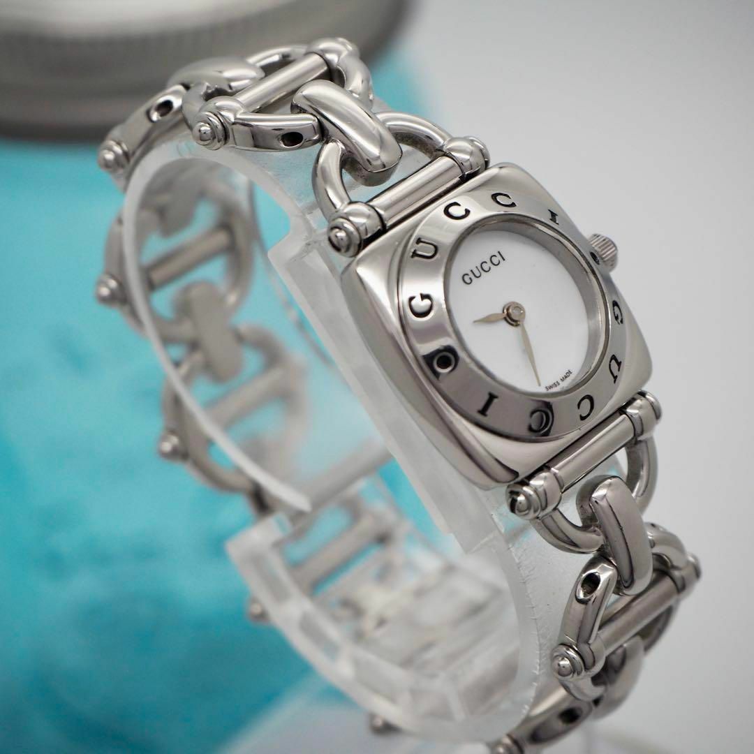 Gucci(グッチ)の411【美品】GUCCI グッチ時計　レディース腕時計　シルバー　ブレスウォッチ その他のその他(その他)の商品写真
