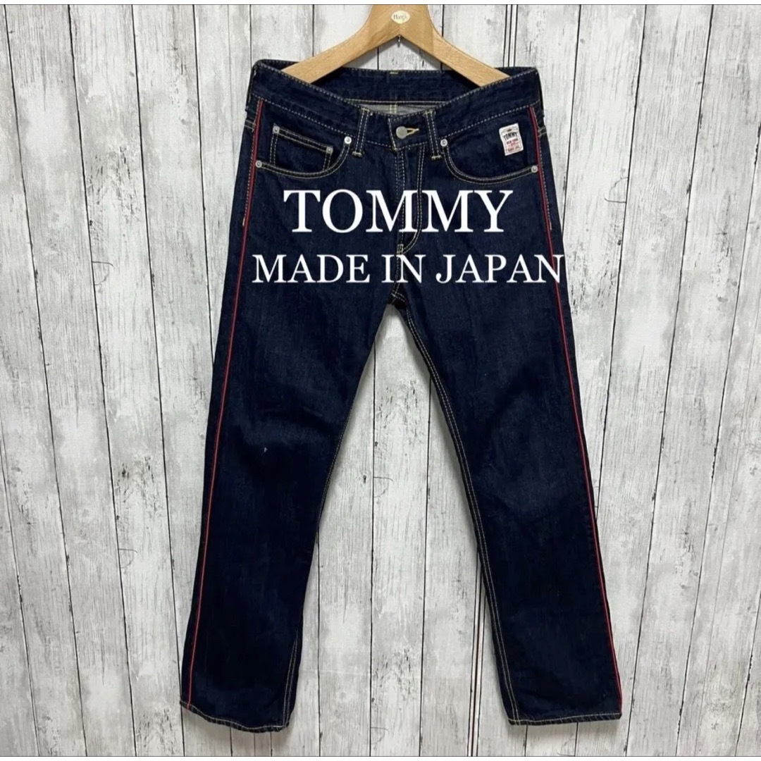 TOMMY HILFIGER(トミーヒルフィガー)のTOMMY サイドラインストレートデニム！日本製！ メンズのパンツ(デニム/ジーンズ)の商品写真