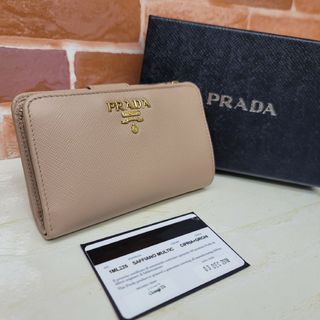 プラダ 財布(レディース)（ベージュ系）の通販 1,000点以上 | PRADAの