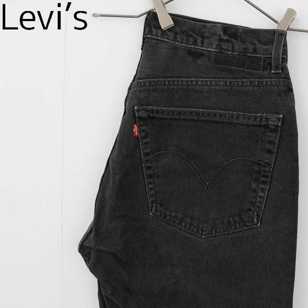 Levi's(リーバイス)のリーバイス Ｗ34相当 Levis ブラックデニム 黒 ボトム パンツ バギー その他のその他(その他)の商品写真