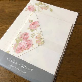 ローラアシュレイ(LAURA ASHLEY)のLAURA ASHLEYのレターセット(未開封品)クチュールローズ(ノート/メモ帳/ふせん)