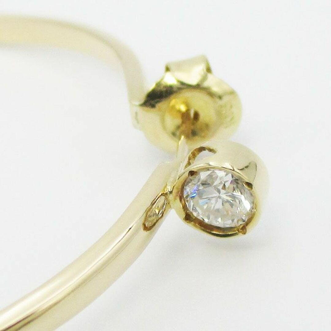 ゴールドダイヤモンドピアス K18 D:0.30ct 6.4g 両耳 レディースのアクセサリー(ピアス)の商品写真