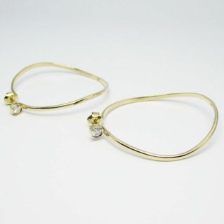 ゴールドダイヤモンドピアス K18 D:0.30ct 6.4g 両耳(ピアス)