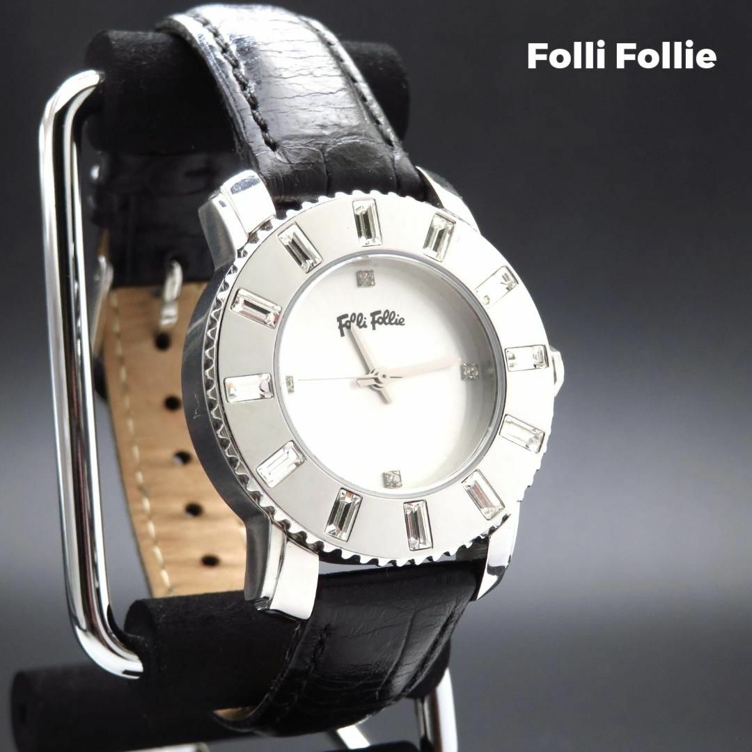 Folli Follie(フォリフォリ)のFolli Follie 腕時計 キラキラベゼル 4P  レディースのファッション小物(腕時計)の商品写真