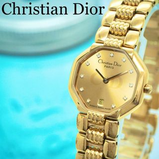 クリスチャンディオール(Christian Dior)の189 クリスチャンディオール時計　レディース腕時計　11Pダイヤ　箱付き　希少(その他)