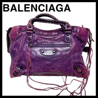 バレンシアガ(Balenciaga)のBalenciaga バレンシアガ ザ シティ レザー ハンドバッグ ショルダー(ハンドバッグ)