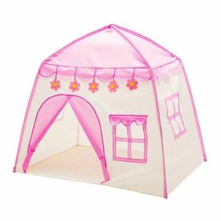 キッズテント ピンク 子供テント おもちゃ 折り畳み 収納バッグ付き(その他)