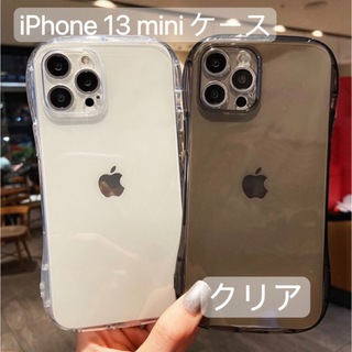 iPhone 13miniケース クリア韓国大人人気 耐衝撃iface風(iPhoneケース)