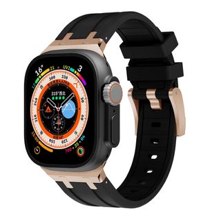 Apple Watch バンド 42/44/45/45mmラバーベルト　RG(ラバーベルト)