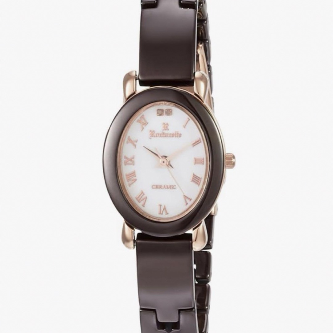 ROMANETTE(ロマネッティ)腕時計 RE-3528L-02 ブラウン レディースのファッション小物(腕時計)の商品写真