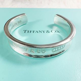 ティファニー(Tiffany & Co.)の【一点物】 TIFFANY&Co ティファニー ナロー バングル 1837 カフ(ブレスレット/バングル)