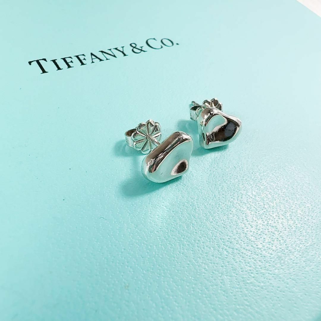 TIFFANY&Co ティファニー ピアス フルハート 両耳 キャッチ シルバー TIFFANY&Co ティファニー ピアス フルハート 両耳 キャッチ シルバー