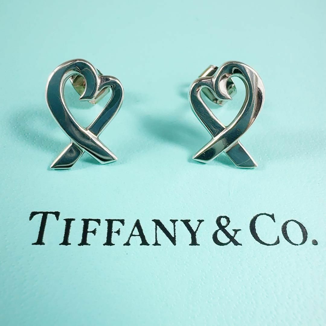 【予約受付中】 TIFFANY&Co 銀 【即完売】 両耳 ピアス ラビングハート ティファニー ピアス