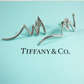 ティファニー(Tiffany & Co.)の【極希少】 TIFFANY&Co ティファニー ピアス スクリブル ジグザグ 銀(ピアス)