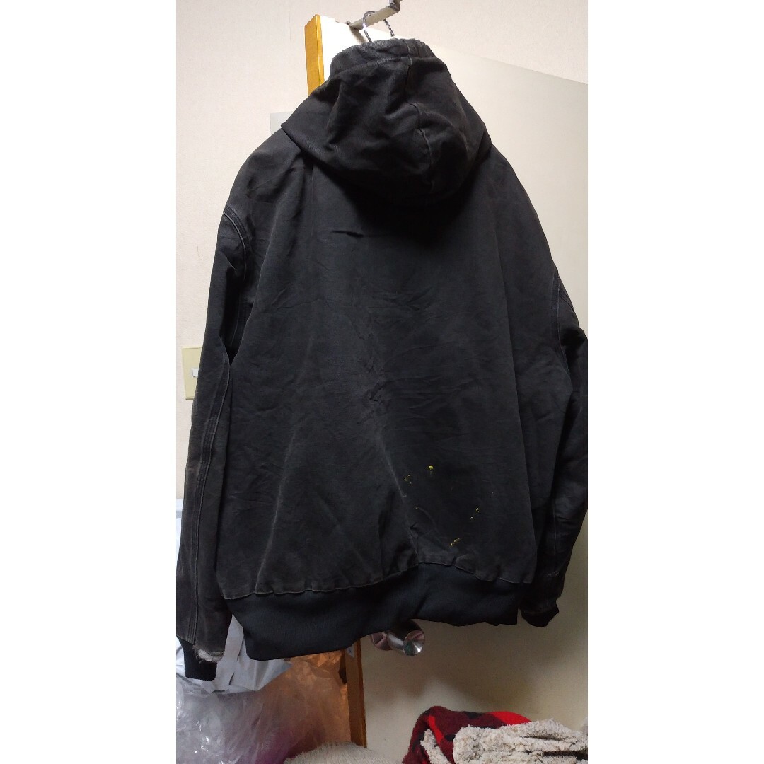 carhartt(カーハート)の送料込 90s カーハート アクティブ パーカー ダック ジャケット 2XL 黒 メンズのジャケット/アウター(その他)の商品写真