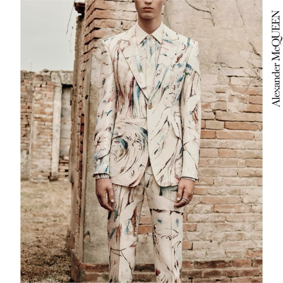 Alexander McQueen - 極美品 Alexander McQUEEN 22SS 総柄 Alexander McQueen - 極美品 Alexander McQUEEN 22SS 総柄