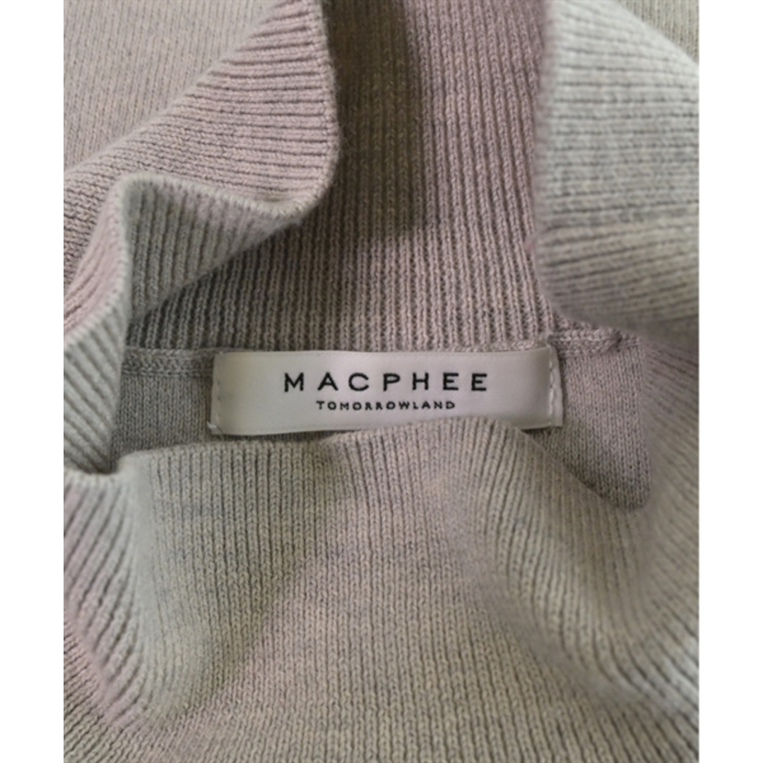 MACPHEE(マカフィー)のMACPHEE マカフィー ニット・セーター F ベージュ 【古着】【中古】 レディースのトップス(ニット/セーター)の商品写真