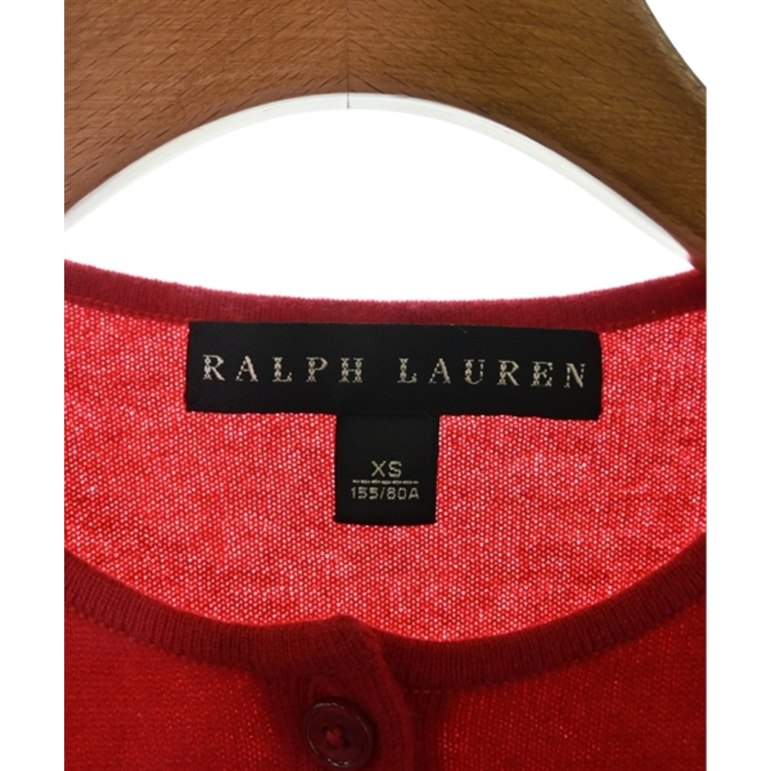 Ralph Lauren(ラルフローレン)のRalph Lauren ラルフローレン カーディガン XS 赤 【古着】【中古】 レディースのトップス(カーディガン)の商品写真