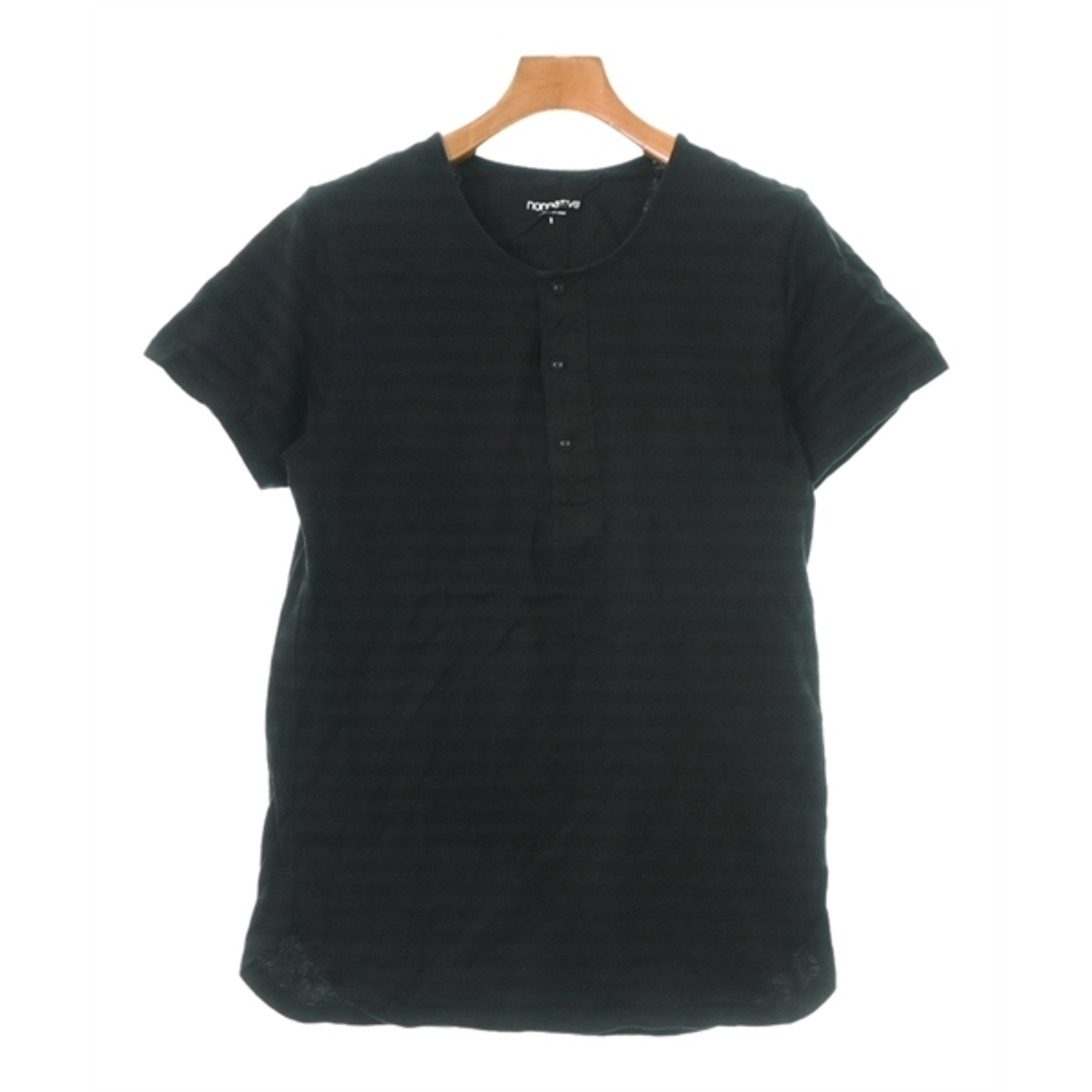 nonnative(ノンネイティブ)のnonnative Tシャツ・カットソー 1(S位) 黒x紺系(ボーダー) 【古着】【中古】 メンズのトップス(Tシャツ/カットソー(半袖/袖なし))の商品写真