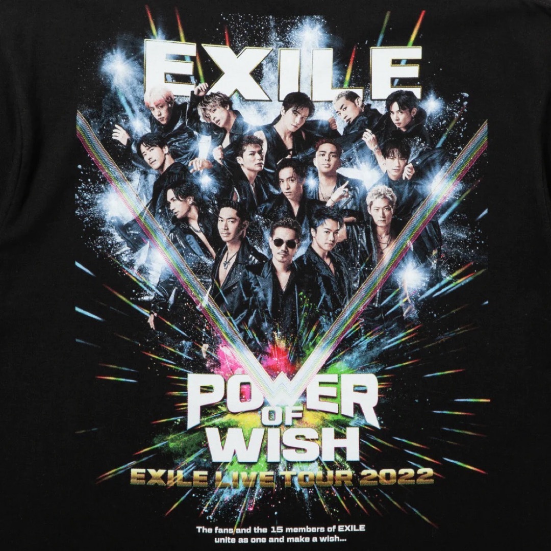 EXILE(エグザイル)のEXILEライブツアー 2022 power of wish Tシャツ レディースのトップス(Tシャツ(半袖/袖なし))の商品写真