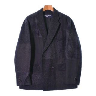 コムデギャルソンオム(COMME des GARCONS HOMME)のCOMME des GARCONS HOMME ピーコート S グレー(総柄) 【古着】【中古】(ピーコート)