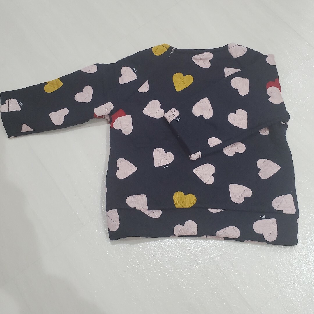 PETIT BATEAU(プチバトー)のプチバトーカーディガン　12m/74cm キッズ/ベビー/マタニティのベビー服(~85cm)(カーディガン/ボレロ)の商品写真