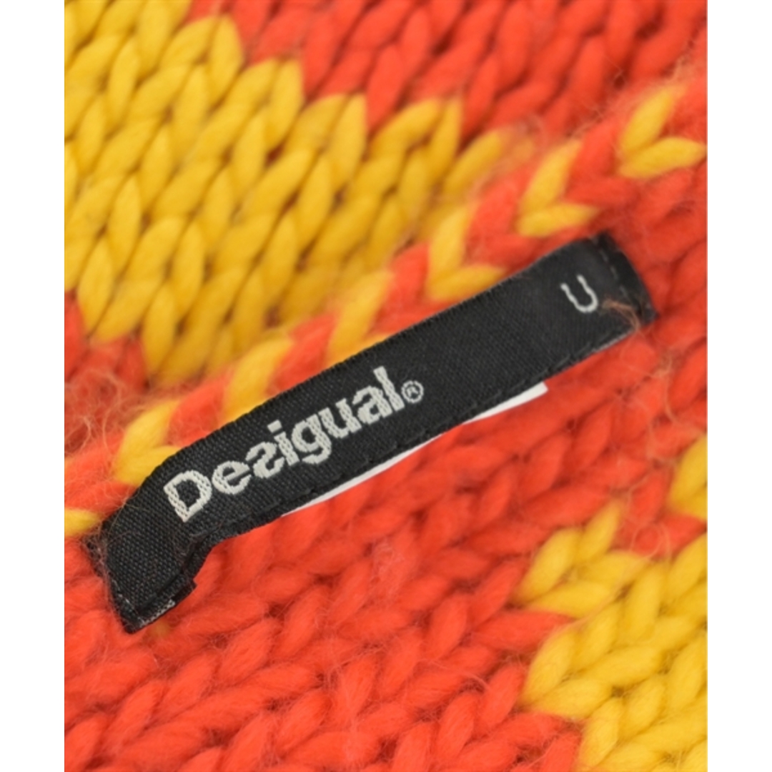 DESIGUAL(デシグアル)のDesigual デシグアル マフラー - 黄xオレンジxピンク等 【古着】【中古】 レディースのファッション小物(マフラー/ショール)の商品写真