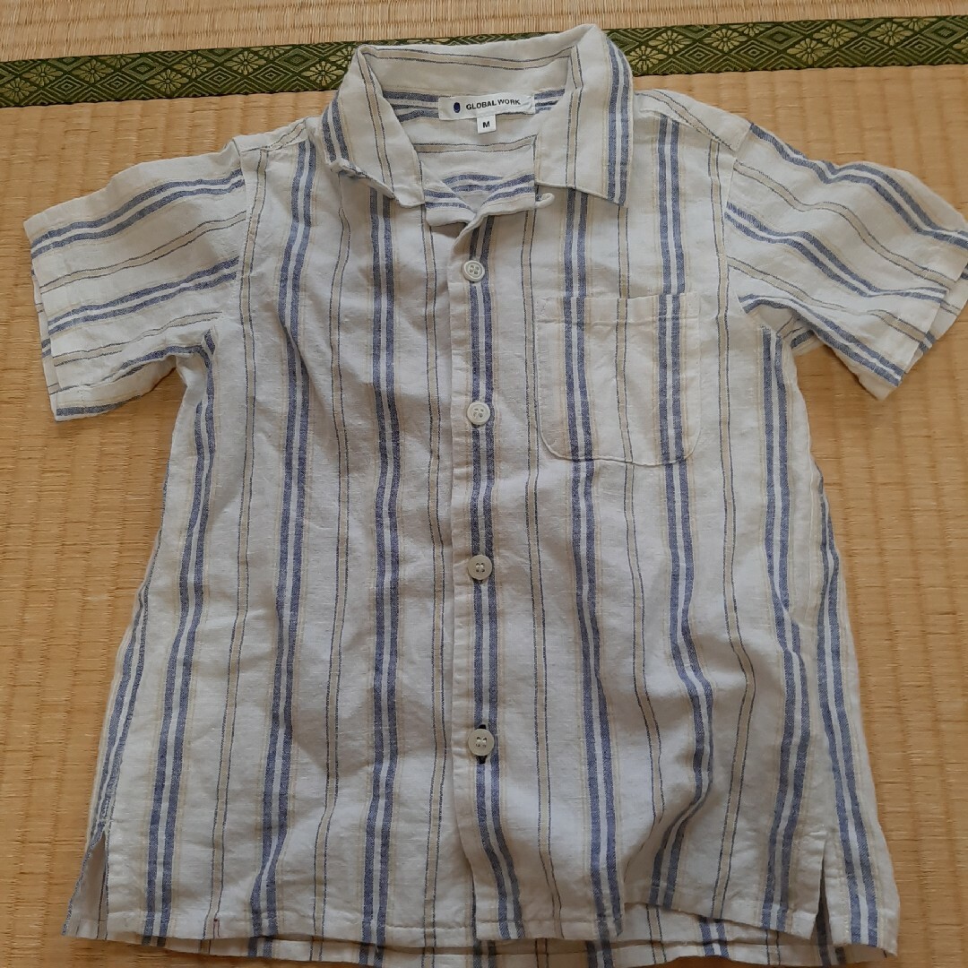 GLOBAL WORK(グローバルワーク)の半袖セットアップ110 キッズ/ベビー/マタニティのキッズ服男の子用(90cm~)(その他)の商品写真