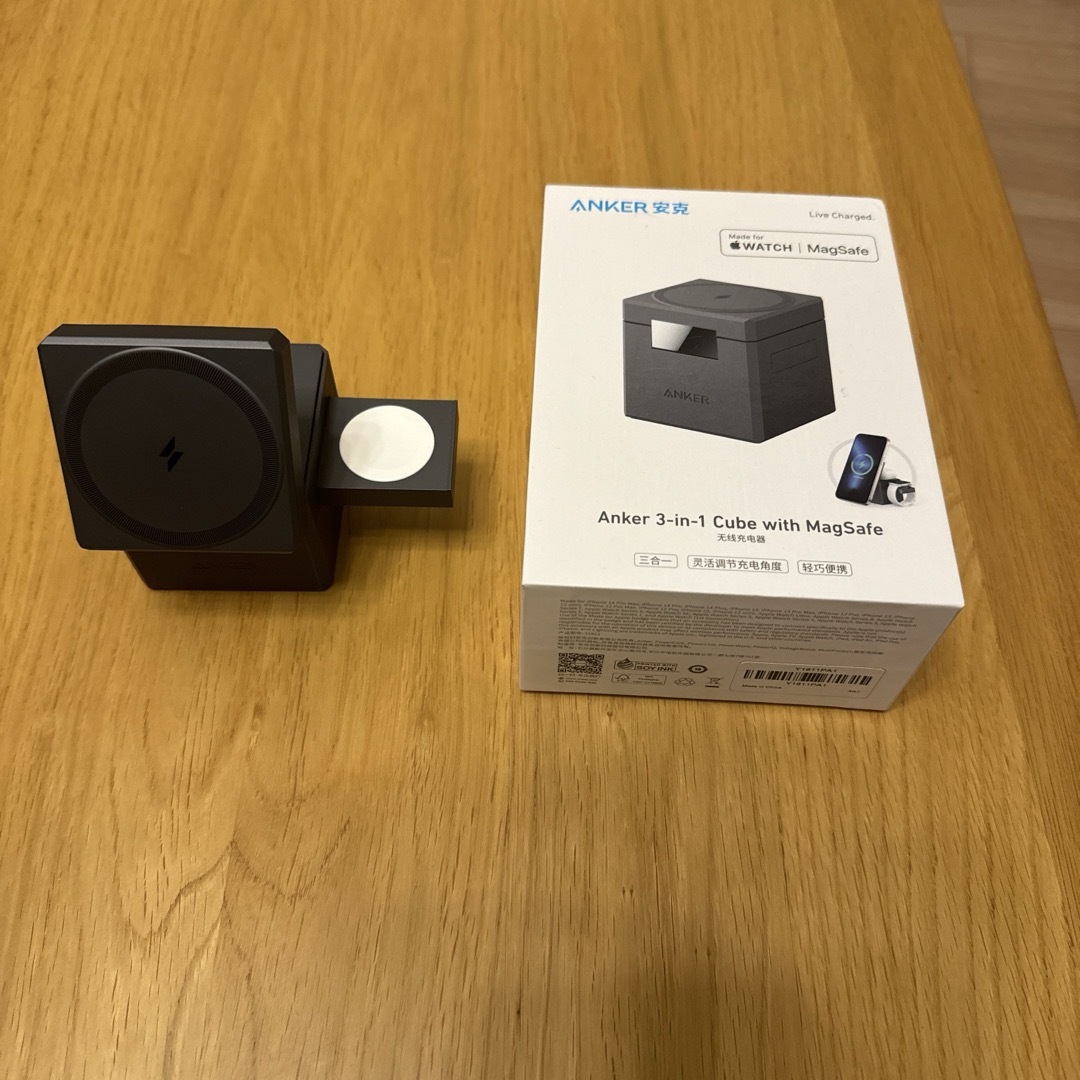 国内最大規模のショップ ANKER 3-in-1 Cube with MagSafe