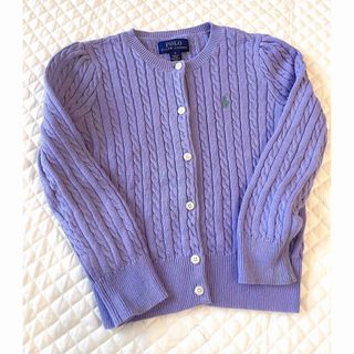 POLO RALPH LAUREN - ラルフローレン　ケーブルニット　カーディガン　4y   美品