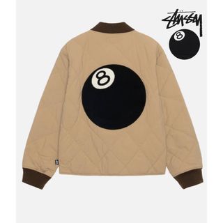 STUSSY 8 BALL QUILTED LINER JACKET