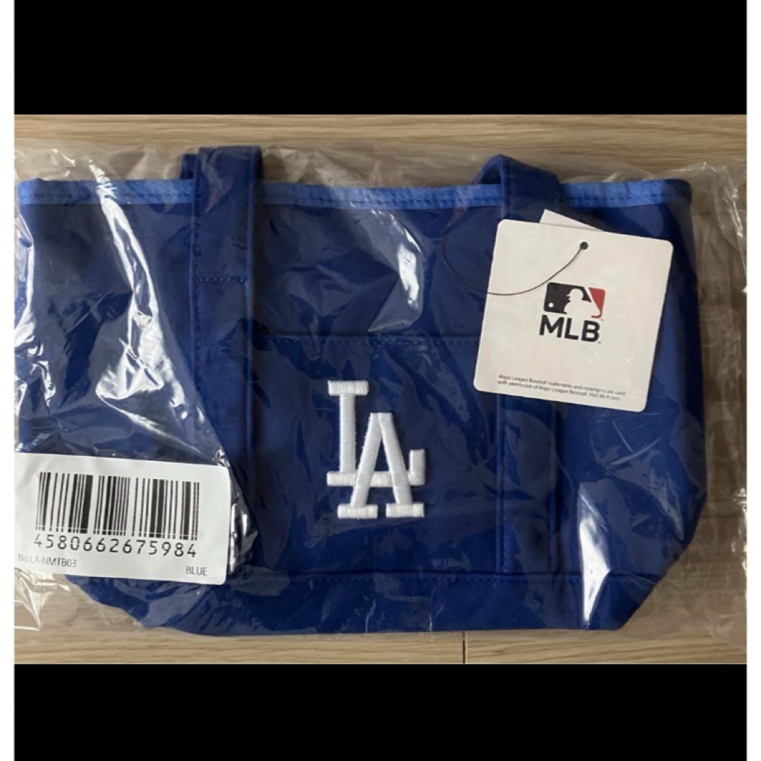 MLB(メジャーリーグベースボール)の【未開封新品】ドジャース　ミニトートバッグ　ランチバッグ　弁当バッグ　大谷翔平 レディースのバッグ(トートバッグ)の商品写真