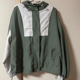 マウンテンパーカー L グリーン ホワイト アウトドア ブルゾン Lutique(その他)