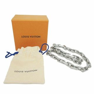 ルイヴィトン(LOUIS VUITTON)の【LOUIS VUITTON】ルイ・ヴィトン　ユニセックス　ネックレス　メタル　モノグラムチェーン　M00307 中古ランクA(ネックレス)