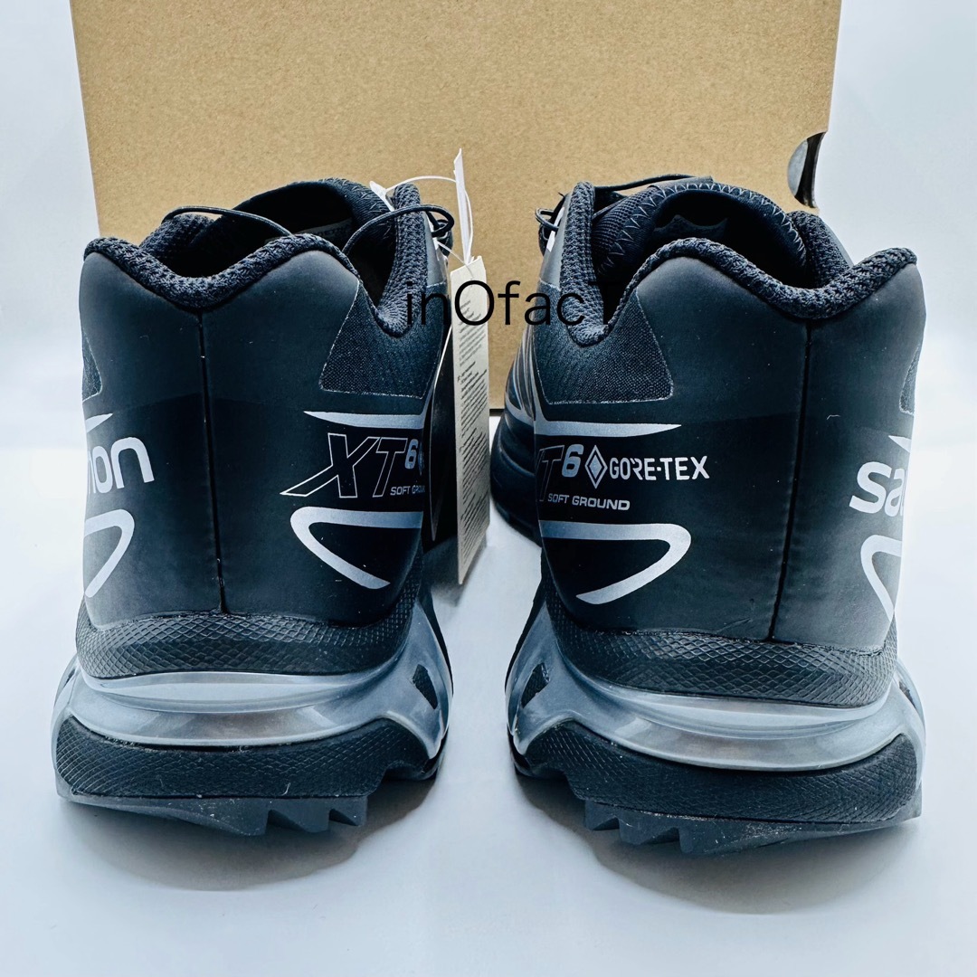 SALOMON(サロモン)の26.5cm 黒×銀 SALOMON XT-6 GTX サロモン ユニセックス メンズの靴/シューズ(スニーカー)の商品写真