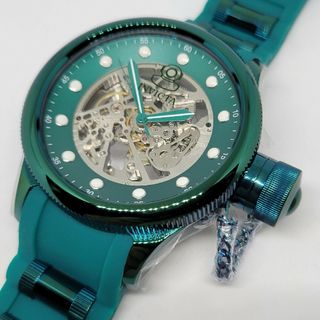 インビクタ(INVICTA)のInvicta 51.5mm プロダイバー オートマチック スケルトン グリーン(腕時計(アナログ))