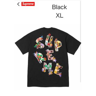 シュプリーム(Supreme)のSupreme Patchwork Tee Black XL パッチワーク 黒(Tシャツ/カットソー(半袖/袖なし))