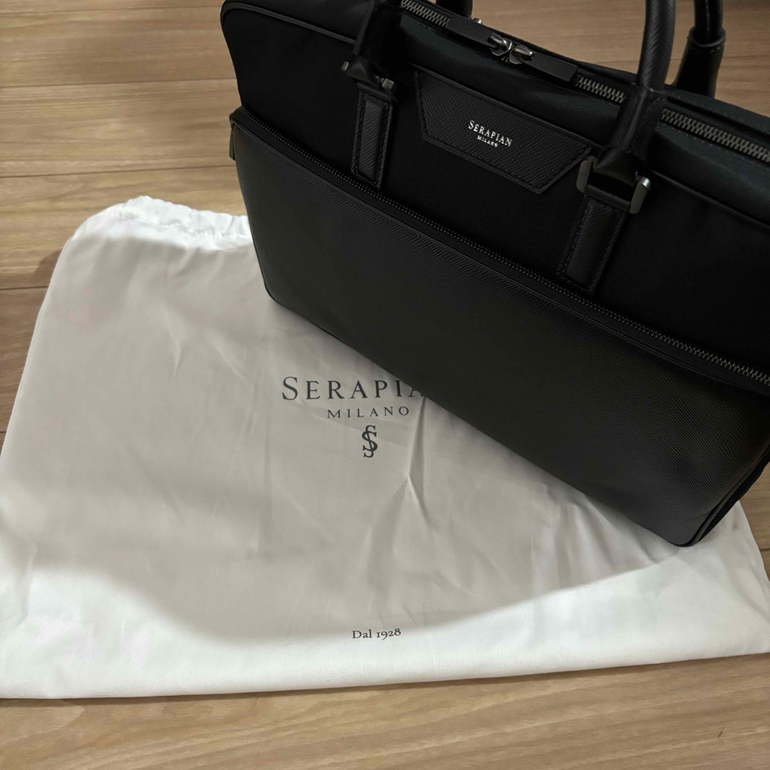 SERAPIAN(セラピアン)の新品 19万SERAPIAN セラピアン イタリア製 ビジネスバック 2way メンズのバッグ(ビジネスバッグ)の商品写真