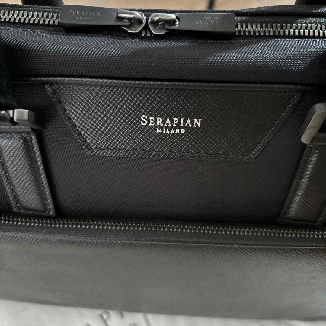 SERAPIAN(セラピアン)の新品 19万SERAPIAN セラピアン イタリア製 ビジネスバック 2way メンズのバッグ(ビジネスバッグ)の商品写真