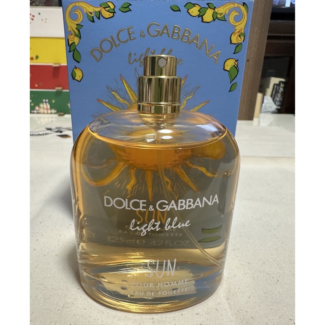 DOLCE&GABBANA(ドルチェアンドガッバーナ)のドルチェ＆ガッバーナ　ライトブループールオム　サン　オードトワレ　125ml コスメ/美容の香水(香水(男性用))の商品写真