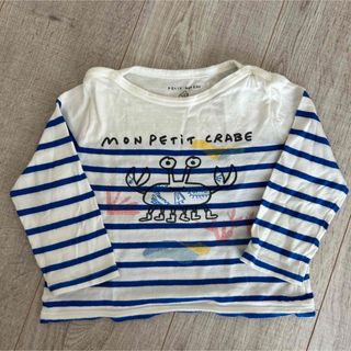 プチバトー(PETIT BATEAU)の《ご相談済》プチバトー　petit bateau ロンＴ　カットソー(シャツ/カットソー)