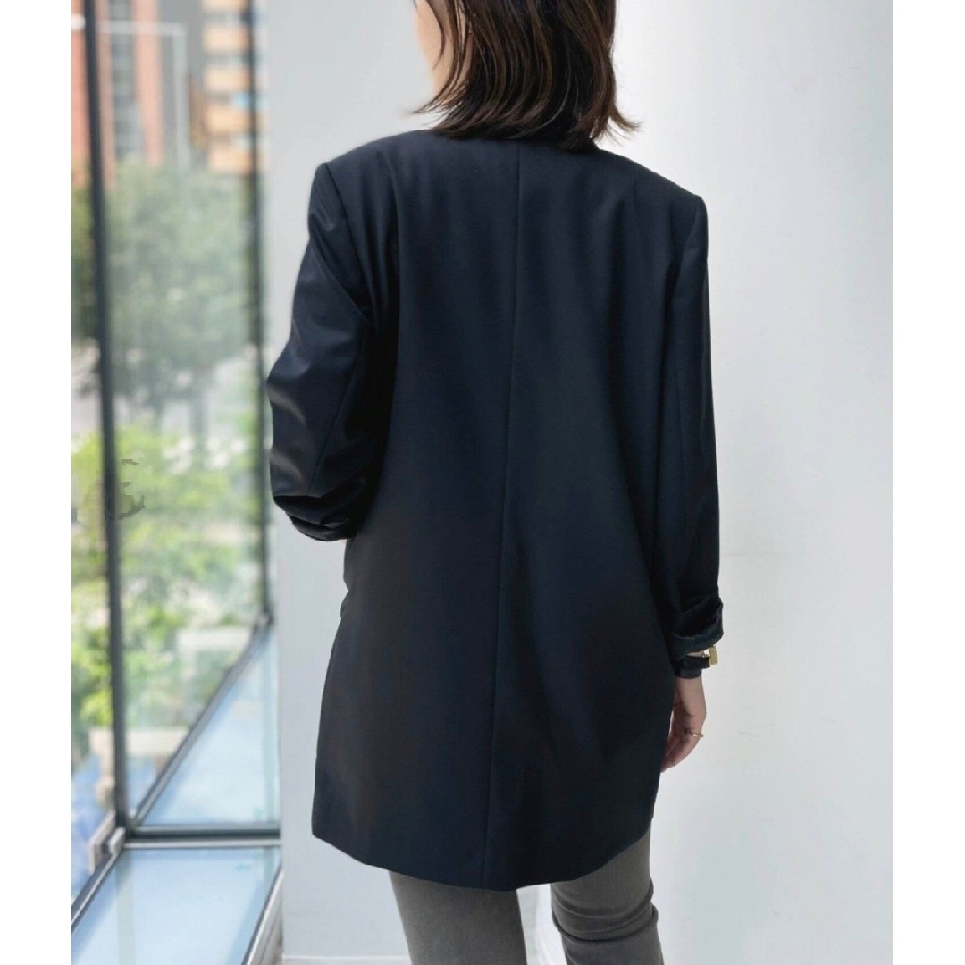 L'Appartement DEUXIEME CLASSE(アパルトモンドゥーズィエムクラス)のアパルトモン　Tuxedo Jacket　ジャケット　L'Appartement レディースのジャケット/アウター(テーラードジャケット)の商品写真