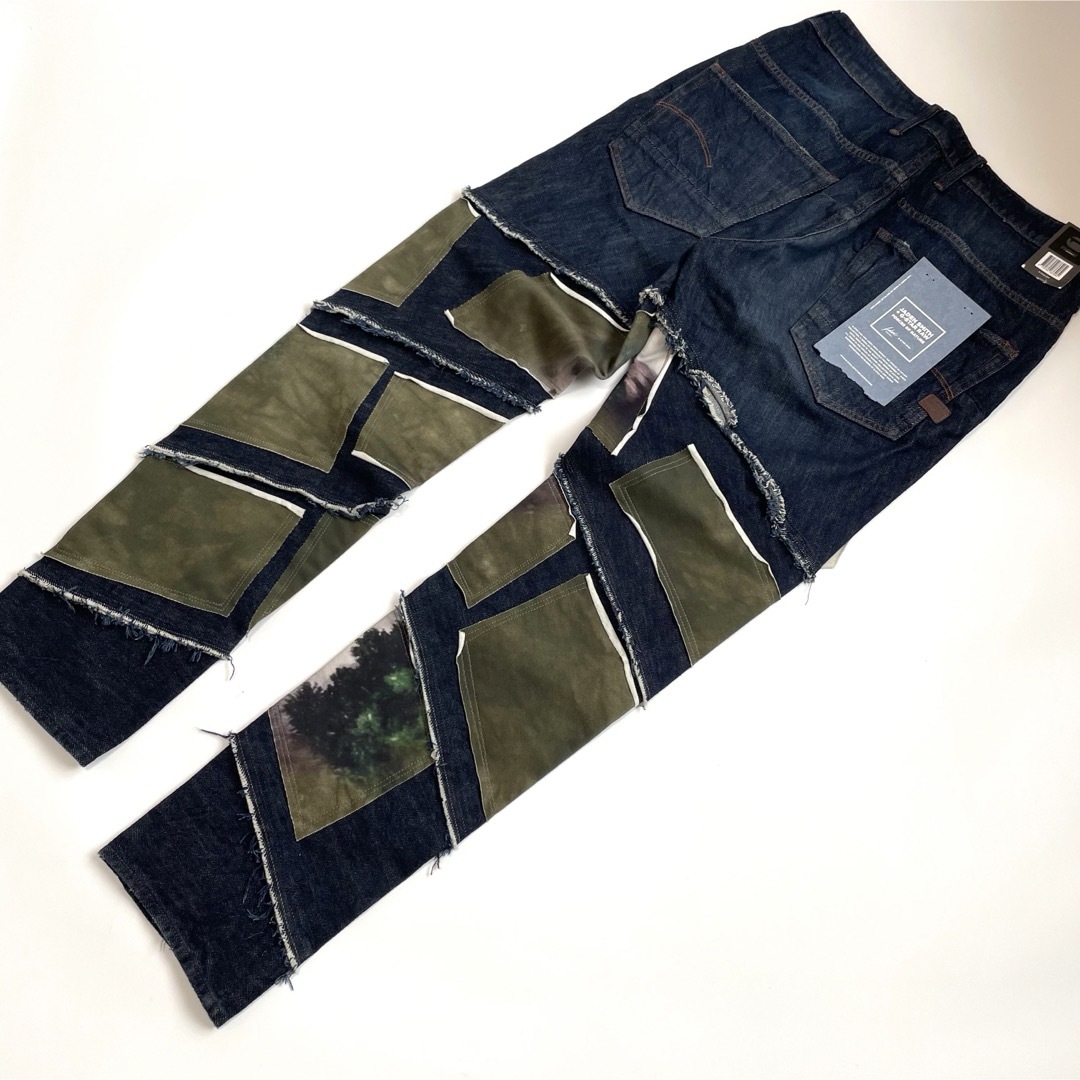 G-STAR RAW(ジースター)の【新品】W30 G-STAR RAW デニム ジーンズ ダメージ パッチワーク メンズのパンツ(デニム/ジーンズ)の商品写真