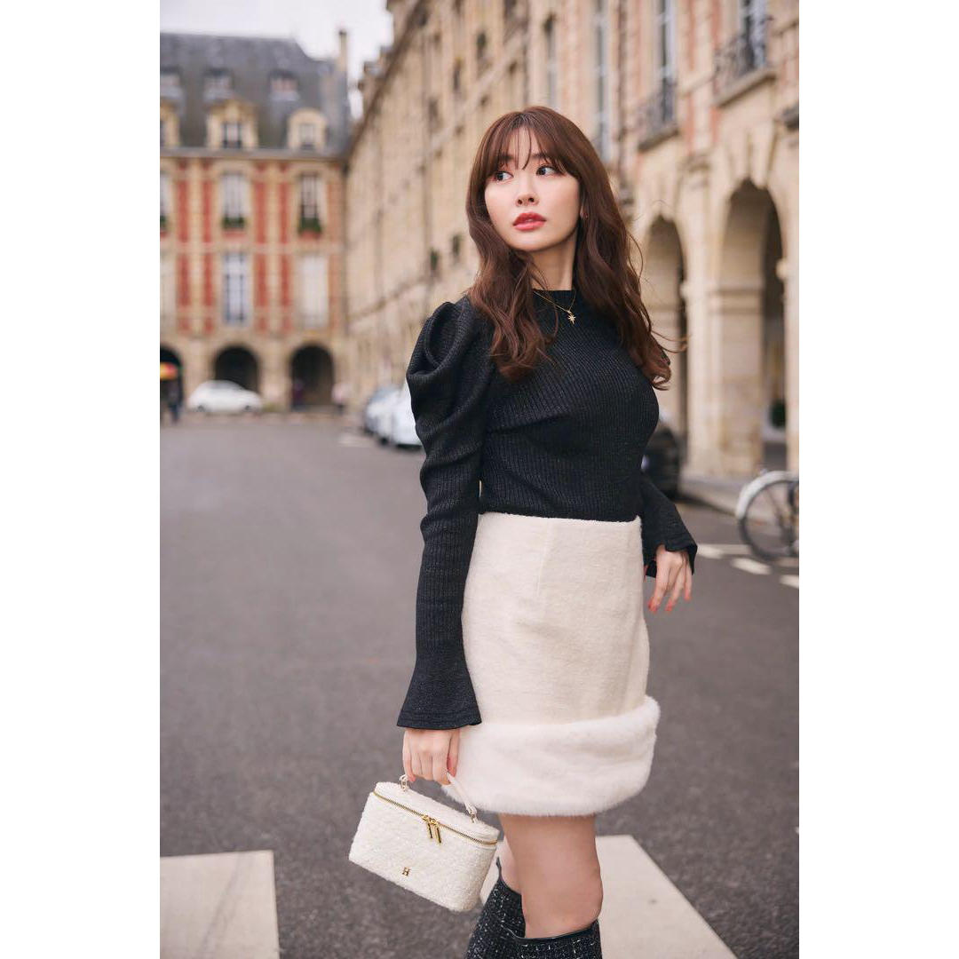 Herlipto Monceau Boucle Mini Skirt